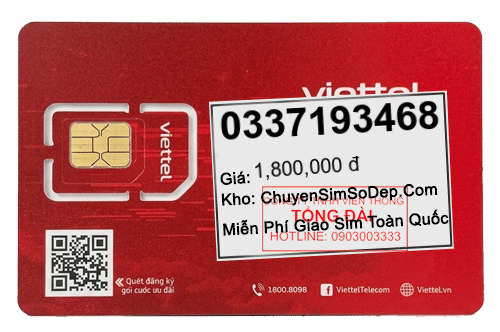 sim số 0337193468