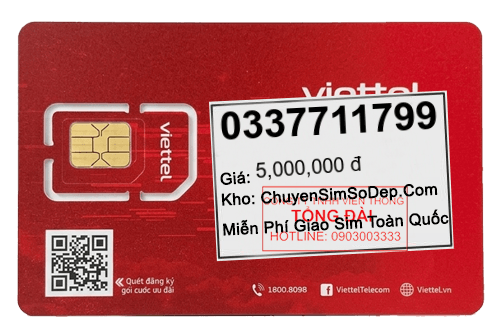 sim số 0337711799