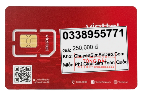 sim số 0338955771