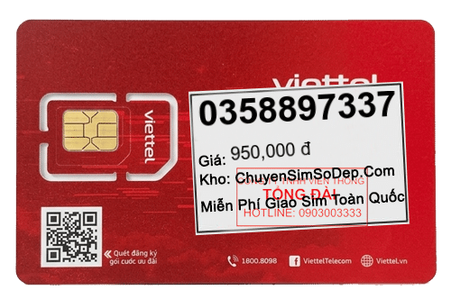 sim số 0358897337