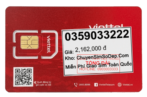 sim số 0359033222