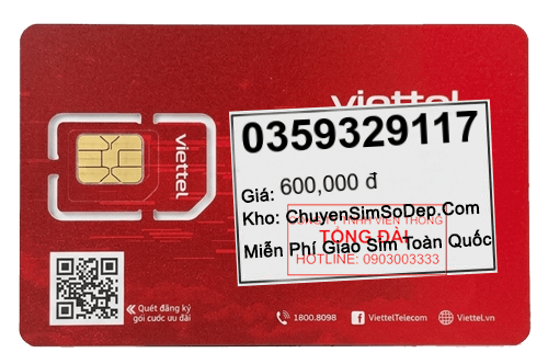 sim số 0359329117