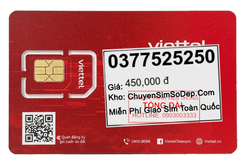 sim số 0377525250