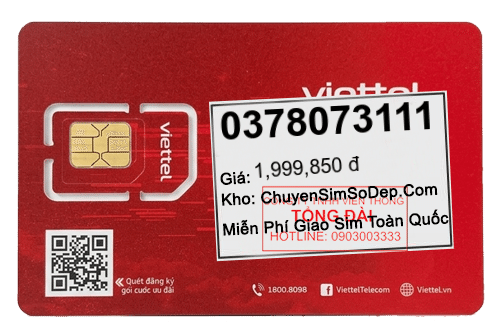 sim số 0378073111