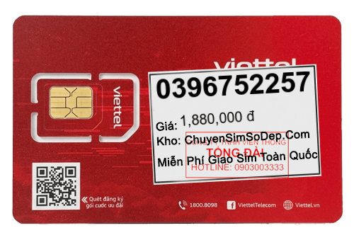 sim số 0396752257