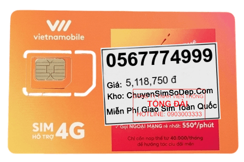 sim số 0567774999