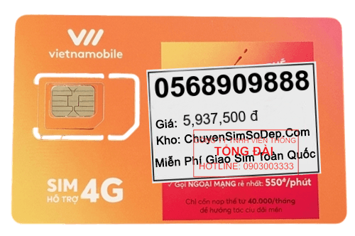 sim số 0568909888