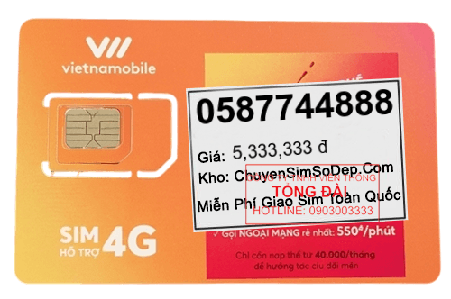 sim số 0587744888