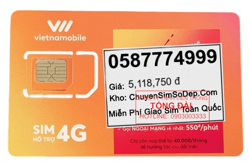 sim số 0587774999
