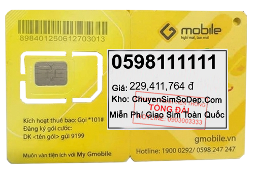 sim số 0598111111