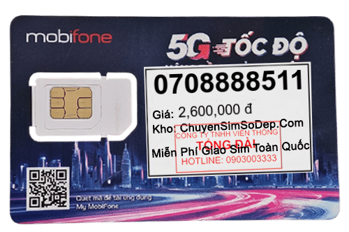 sim số 0708888511