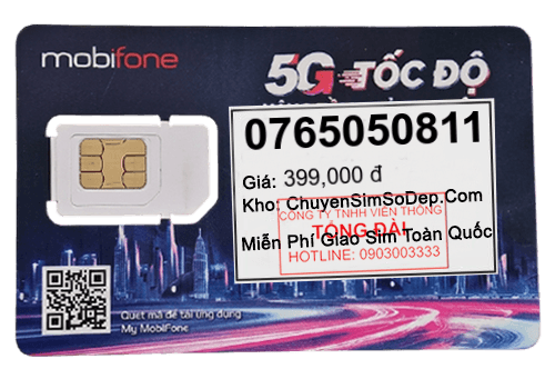 sim số 0765050811