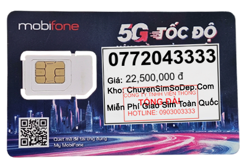 sim số 0772043333