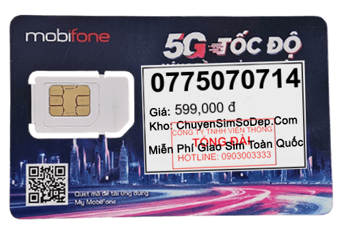 sim số 0775070714