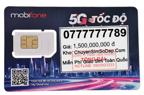 sim số 0777777789