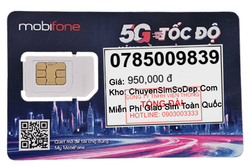 sim số 0785009839