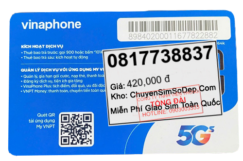 sim số 0817738837