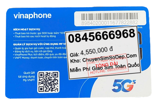 sim số 0845666968