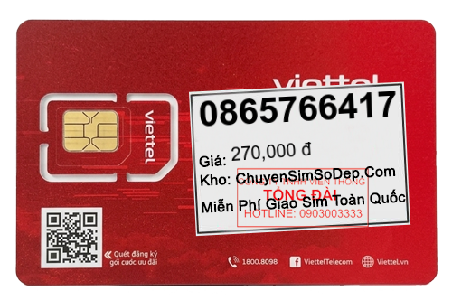 sim số 0865766417