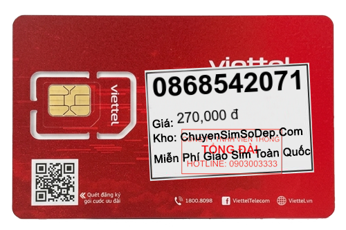 sim số 0868542071