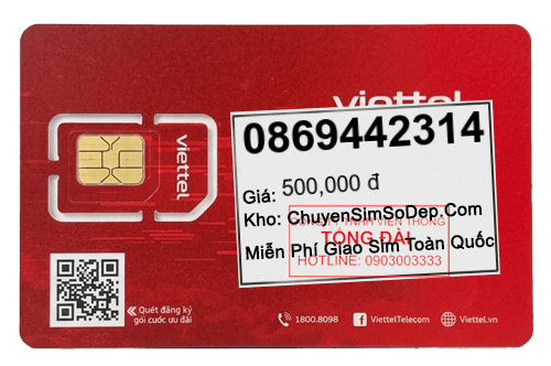 sim số 0869442314