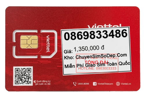 sim số 0869833486
