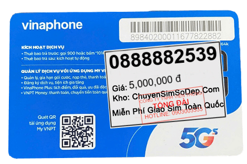 sim số 0888882539