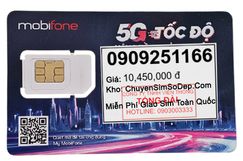 sim số 0909251166