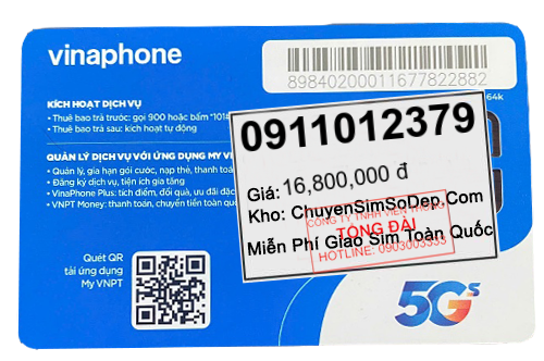 sim số 0911012379