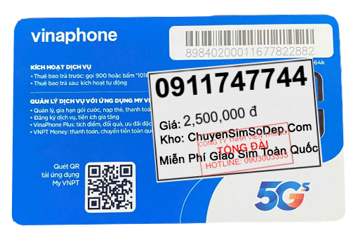 sim số 0911747744