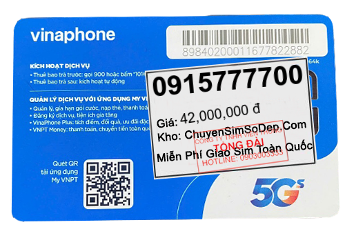 sim số 0915777700