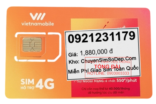 sim số 0921231179