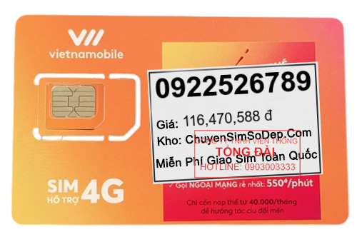 sim số 0922526789