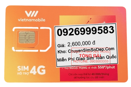 sim số 0926999583
