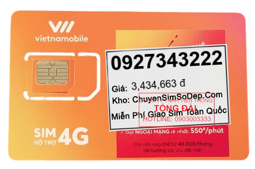 sim số 0927343222