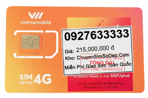 sim số 0927633333