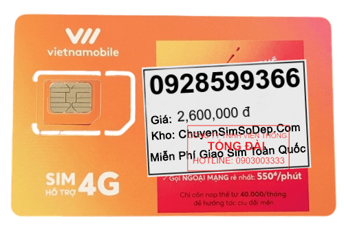 sim số 0928599366