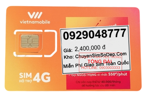 sim số 0929048777