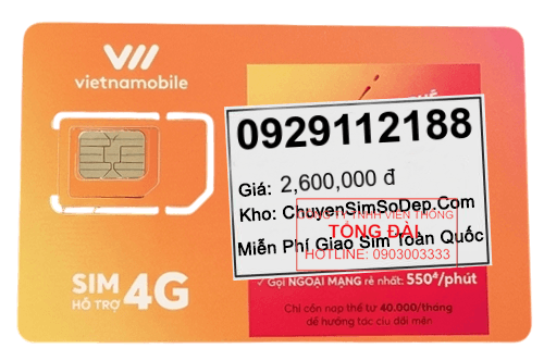 sim số 0929112188