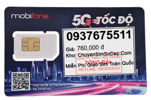 sim số 0937675511