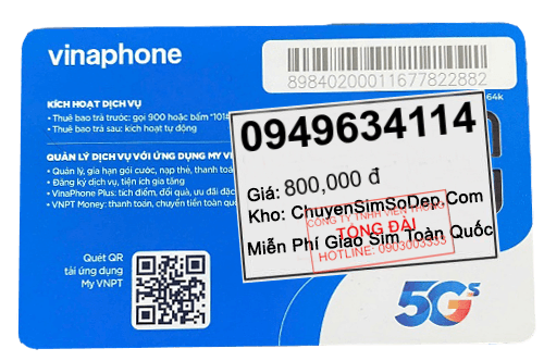 sim số 0949634114