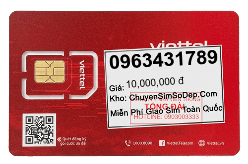 sim số 0963431789