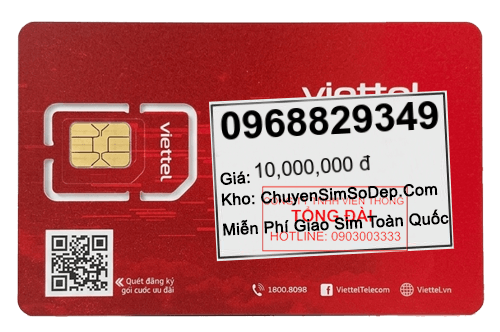 sim số 0968829349