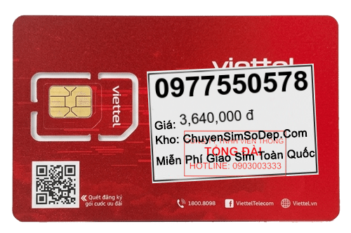 sim số 0977550578