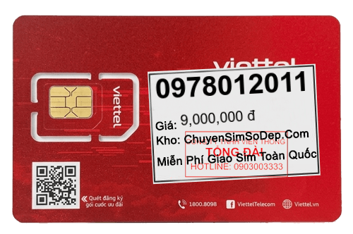 sim số 0978012011