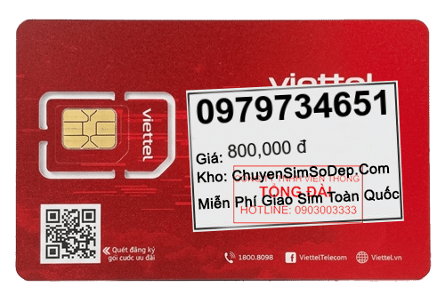 sim số 0979734651