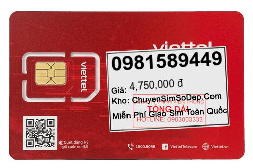 sim số 0981589449