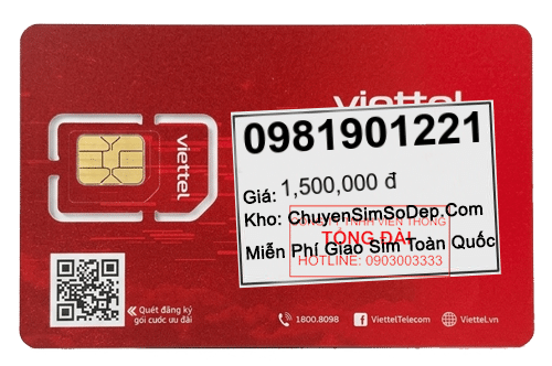 sim số 0981901221
