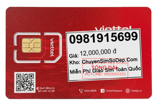 sim số 0981915699