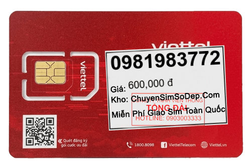 sim số 0981983772